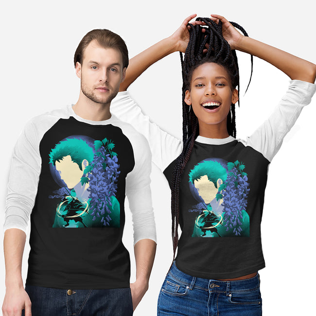 Wisteria Flower Pirate-Unisex-Baseball-Tee-rmatix