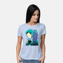 Wisteria Flower Pirate-Womens-Basic-Tee-rmatix