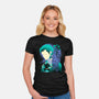 Wisteria Flower Pirate-Womens-Fitted-Tee-rmatix