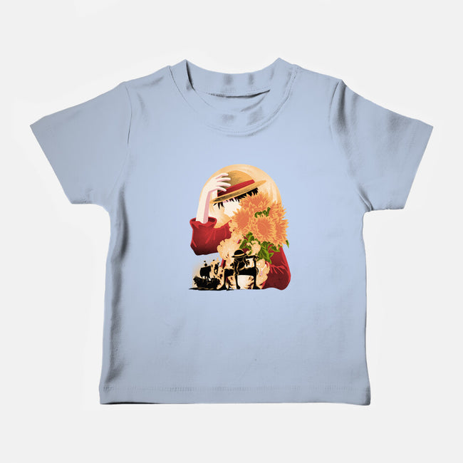 Sun Flower Pirate-Baby-Basic-Tee-rmatix