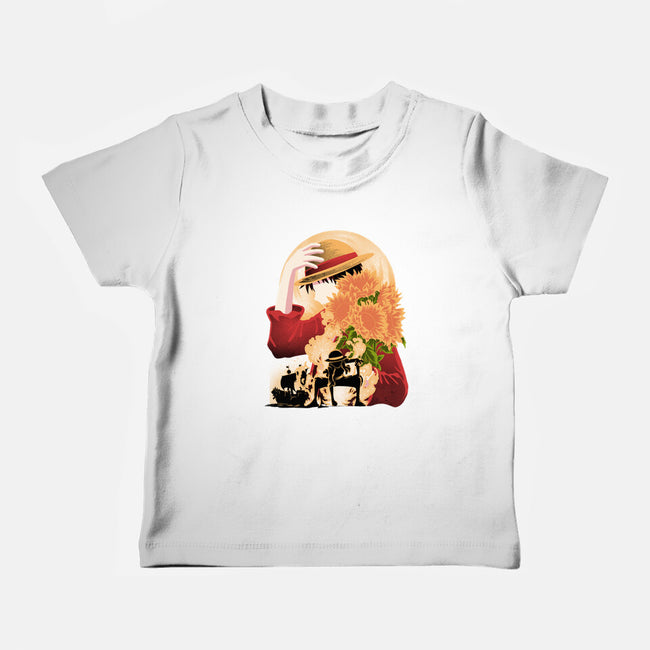 Sun Flower Pirate-Baby-Basic-Tee-rmatix