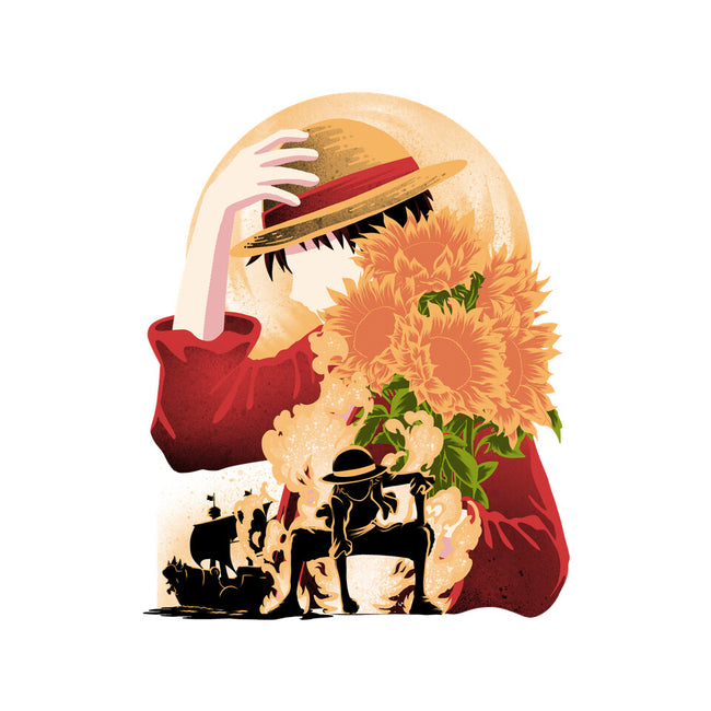 Sun Flower Pirate-Mens-Long Sleeved-Tee-rmatix