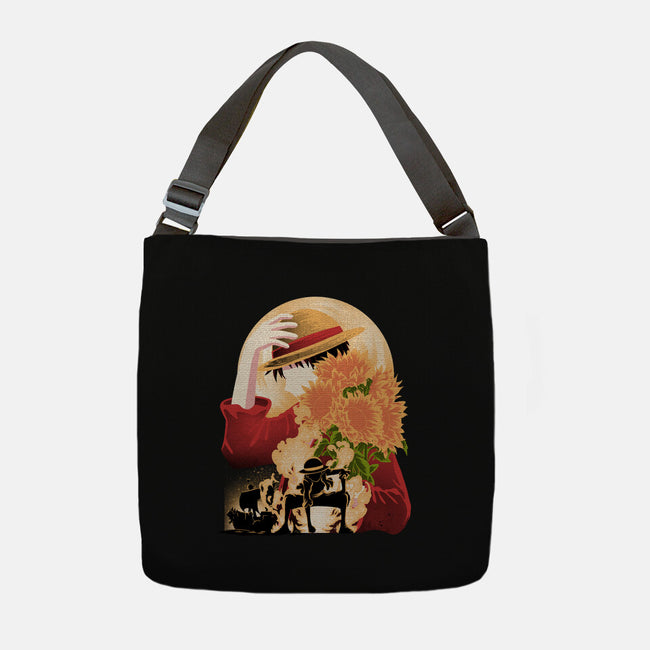 Sun Flower Pirate-None-Adjustable Tote-Bag-rmatix