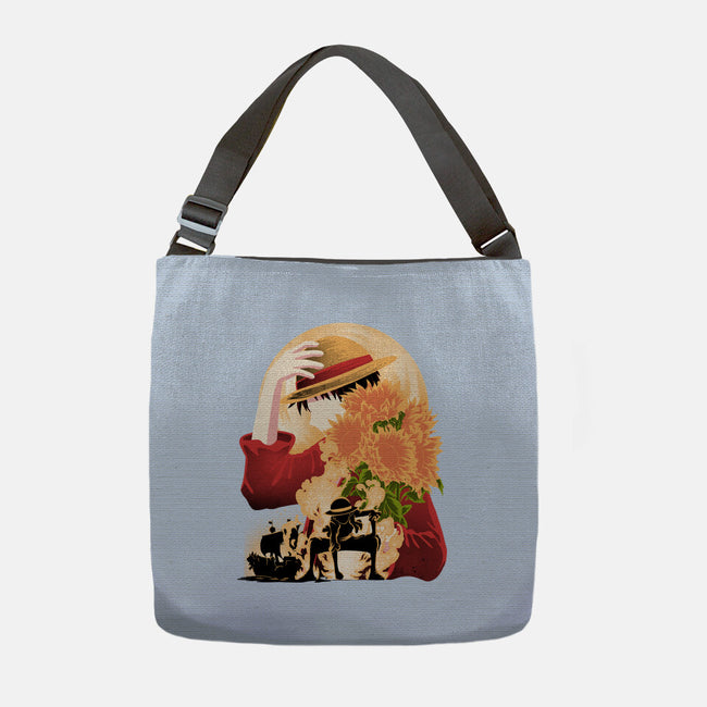 Sun Flower Pirate-None-Adjustable Tote-Bag-rmatix