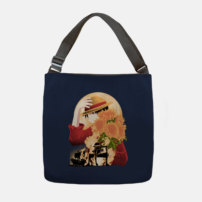 Sun Flower Pirate-None-Adjustable Tote-Bag-rmatix