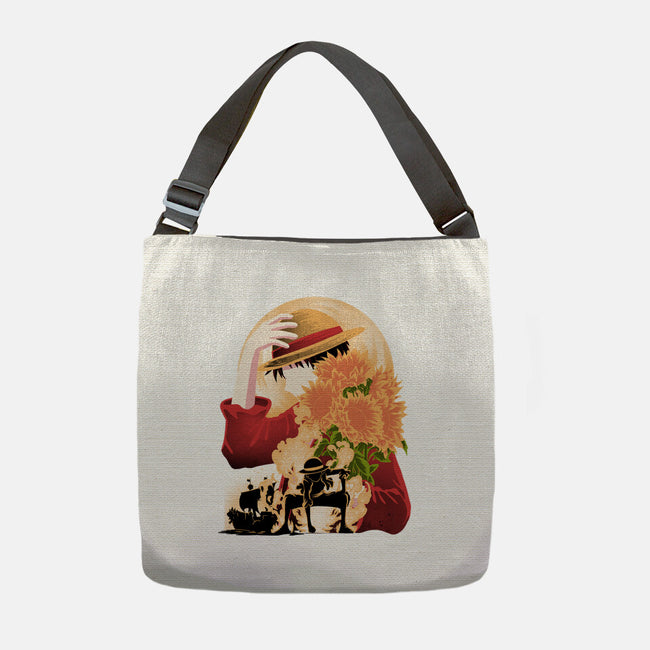 Sun Flower Pirate-None-Adjustable Tote-Bag-rmatix