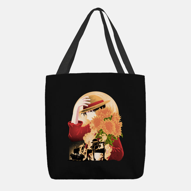 Sun Flower Pirate-None-Basic Tote-Bag-rmatix