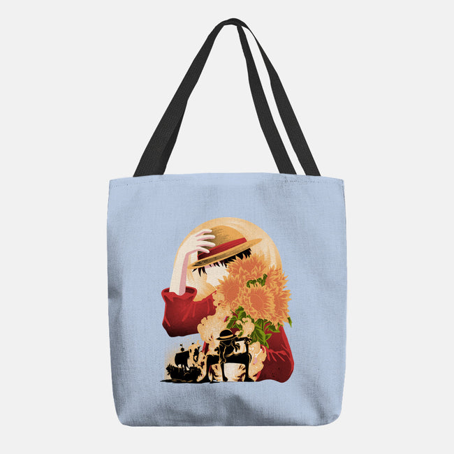 Sun Flower Pirate-None-Basic Tote-Bag-rmatix