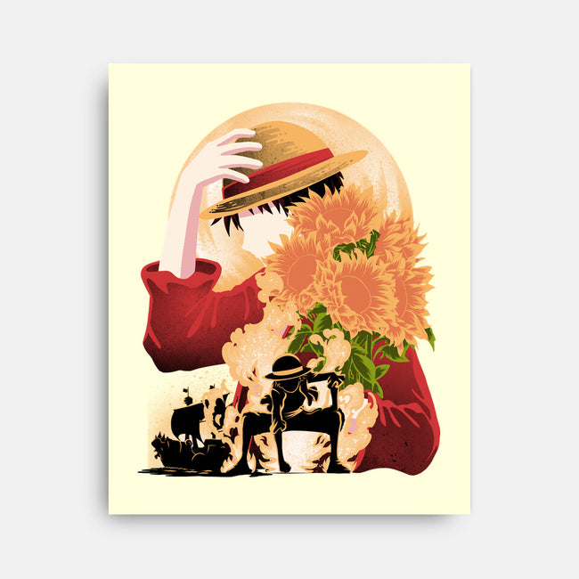 Sun Flower Pirate-None-Stretched-Canvas-rmatix