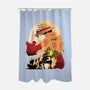 Sun Flower Pirate-None-Polyester-Shower Curtain-rmatix