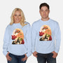 Sun Flower Pirate-Unisex-Crew Neck-Sweatshirt-rmatix