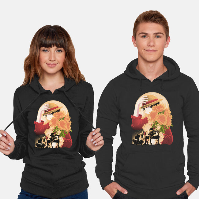 Sun Flower Pirate-Unisex-Pullover-Sweatshirt-rmatix