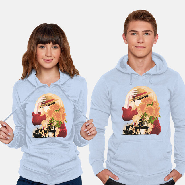 Sun Flower Pirate-Unisex-Pullover-Sweatshirt-rmatix