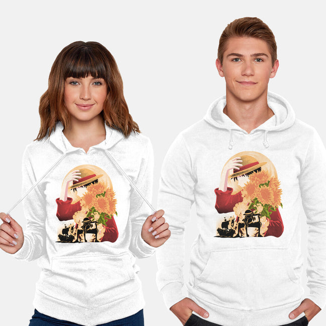 Sun Flower Pirate-Unisex-Pullover-Sweatshirt-rmatix
