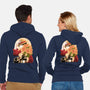 Sun Flower Pirate-Unisex-Zip-Up-Sweatshirt-rmatix