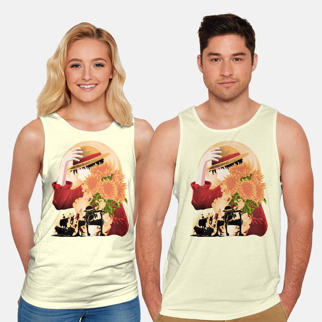 Sun Flower Pirate-Unisex-Basic-Tank-rmatix