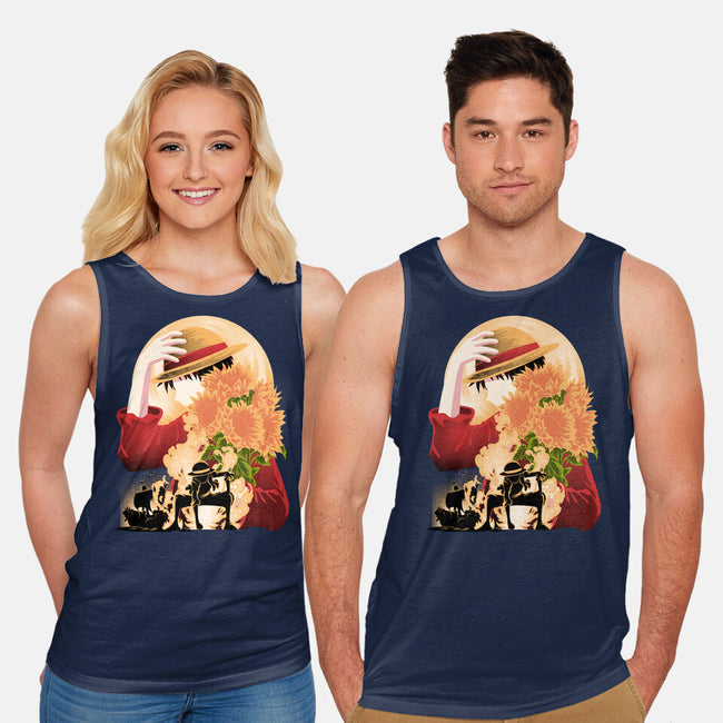 Sun Flower Pirate-Unisex-Basic-Tank-rmatix