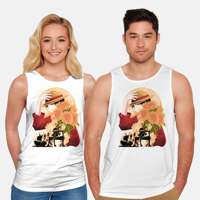 Sun Flower Pirate-Unisex-Basic-Tank-rmatix