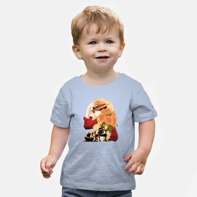 Sun Flower Pirate-Baby-Basic-Tee-rmatix