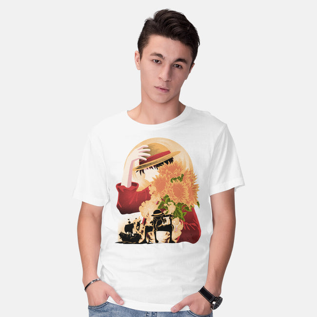 Sun Flower Pirate-Mens-Basic-Tee-rmatix
