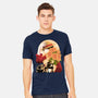 Sun Flower Pirate-Mens-Heavyweight-Tee-rmatix
