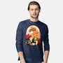 Sun Flower Pirate-Mens-Long Sleeved-Tee-rmatix