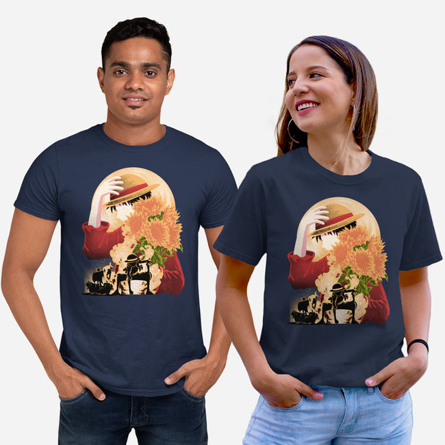 Sun Flower Pirate-Unisex-Basic-Tee-rmatix