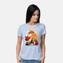 Sun Flower Pirate-Womens-Basic-Tee-rmatix