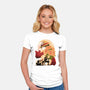Sun Flower Pirate-Womens-Fitted-Tee-rmatix