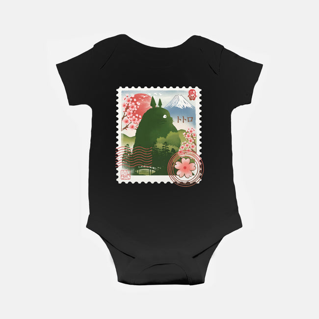 My Neighbor Mail Stamp-Baby-Basic-Onesie-dandingeroz