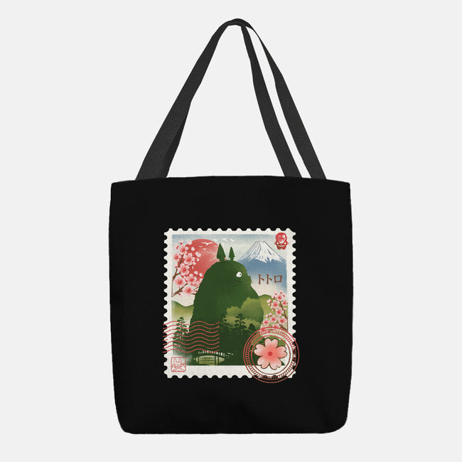 My Neighbor Mail Stamp-None-Basic Tote-Bag-dandingeroz