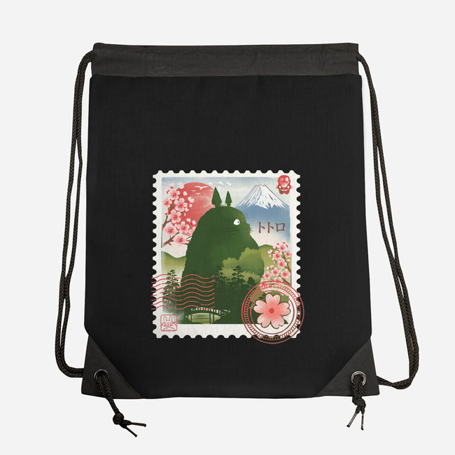 My Neighbor Mail Stamp-None-Drawstring-Bag-dandingeroz