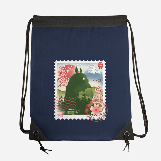 My Neighbor Mail Stamp-None-Drawstring-Bag-dandingeroz