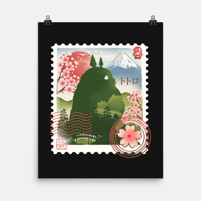 My Neighbor Mail Stamp-None-Matte-Poster-dandingeroz