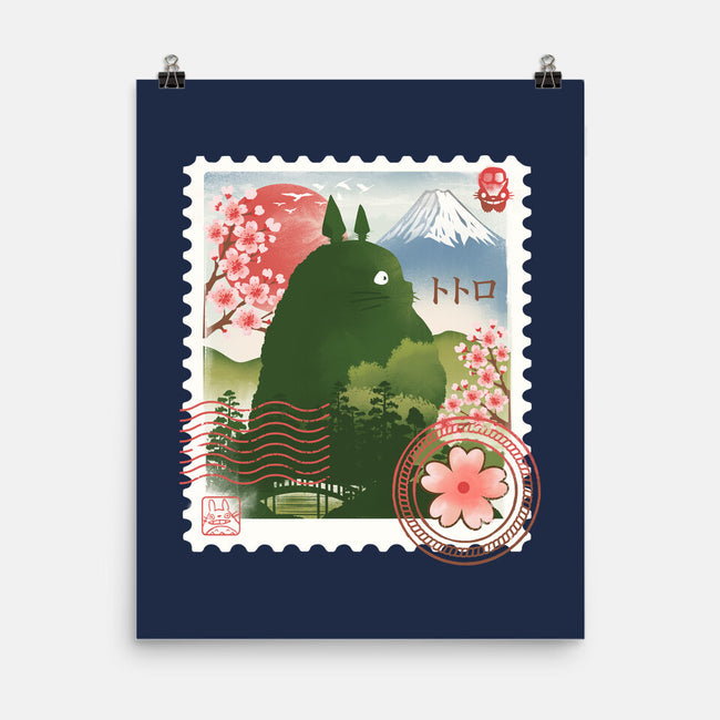My Neighbor Mail Stamp-None-Matte-Poster-dandingeroz
