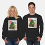 My Neighbor Mail Stamp-Unisex-Crew Neck-Sweatshirt-dandingeroz