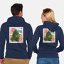 My Neighbor Mail Stamp-Unisex-Zip-Up-Sweatshirt-dandingeroz