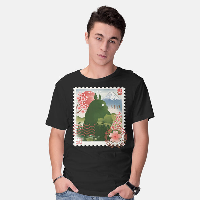 My Neighbor Mail Stamp-Mens-Basic-Tee-dandingeroz
