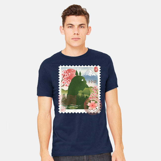 My Neighbor Mail Stamp-Mens-Heavyweight-Tee-dandingeroz