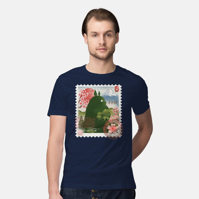 My Neighbor Mail Stamp-Mens-Premium-Tee-dandingeroz