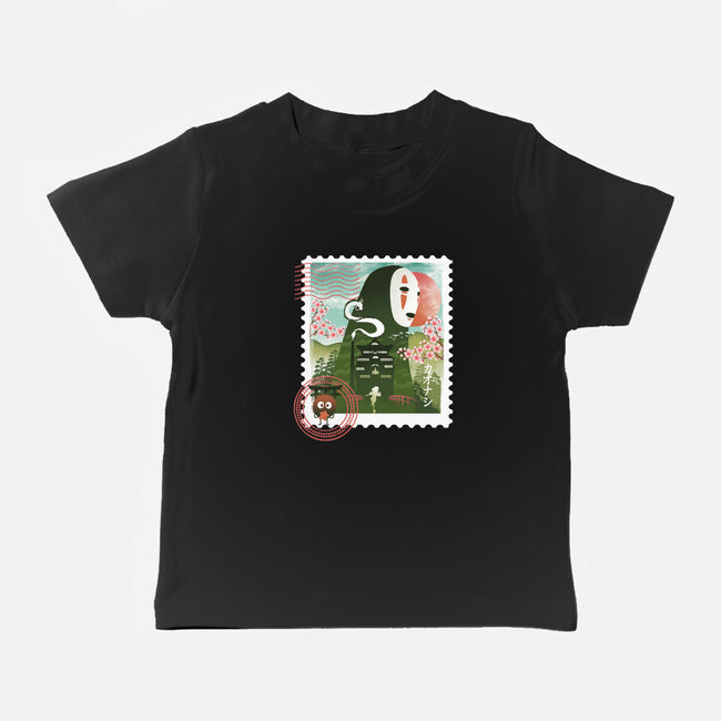 Spirit Mail Stamp-Baby-Basic-Tee-dandingeroz