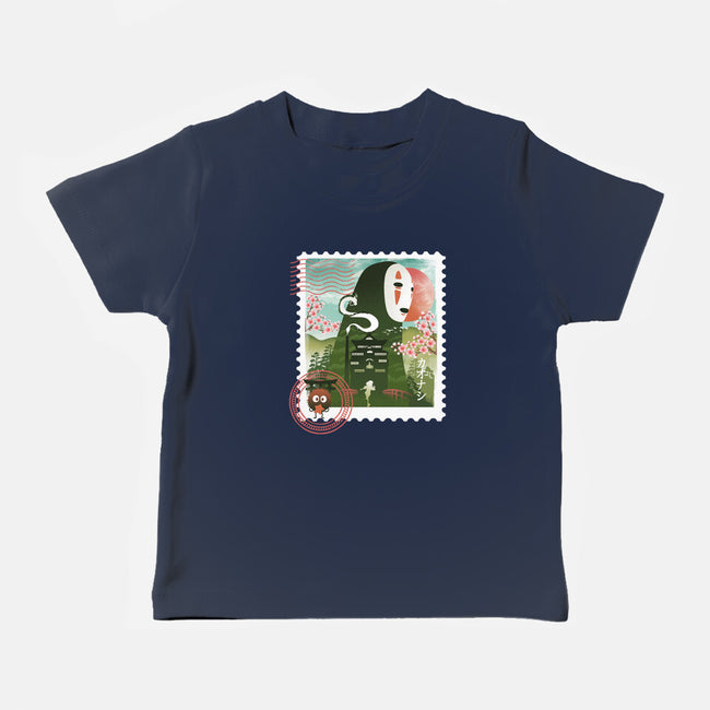 Spirit Mail Stamp-Baby-Basic-Tee-dandingeroz