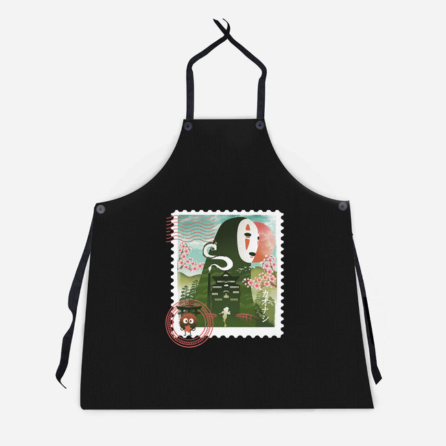 Spirit Mail Stamp-Unisex-Kitchen-Apron-dandingeroz