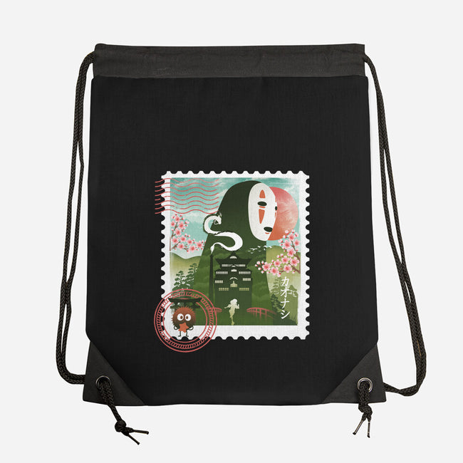 Spirit Mail Stamp-None-Drawstring-Bag-dandingeroz