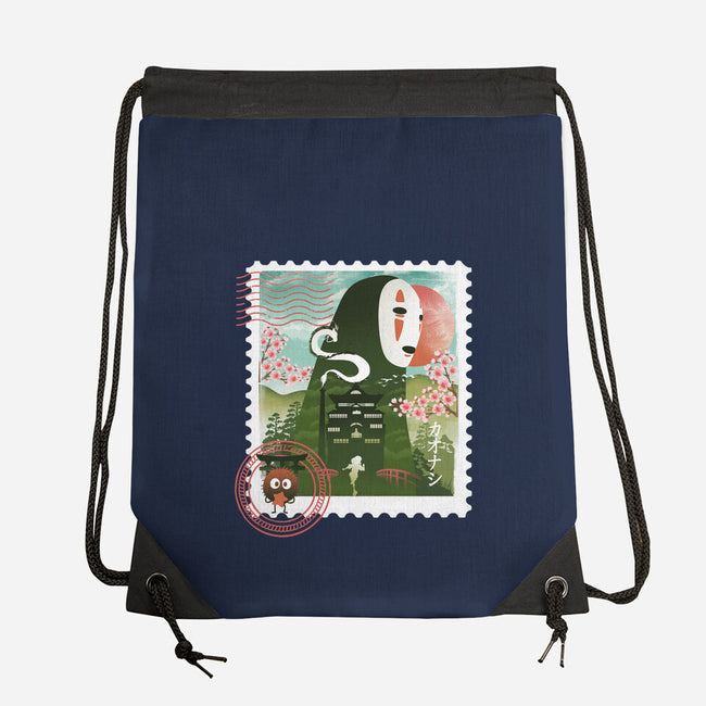 Spirit Mail Stamp-None-Drawstring-Bag-dandingeroz