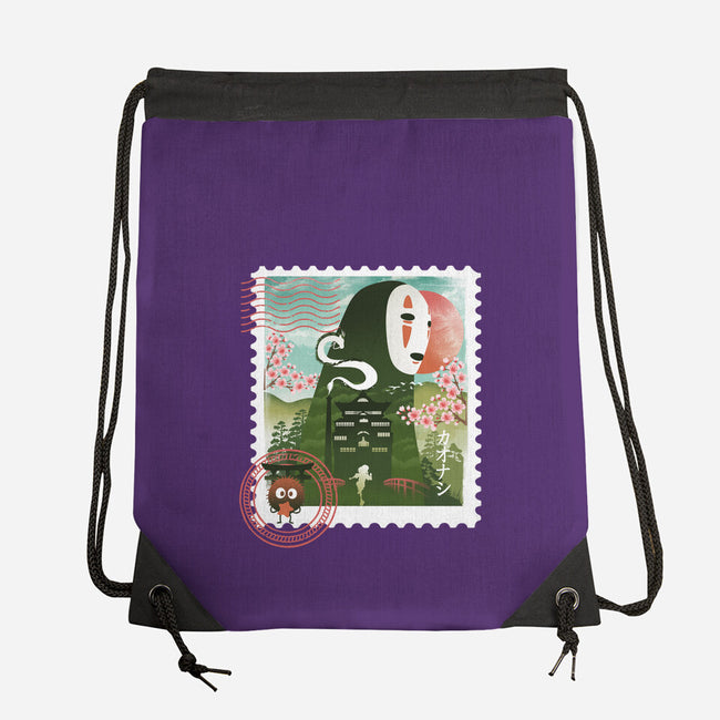 Spirit Mail Stamp-None-Drawstring-Bag-dandingeroz
