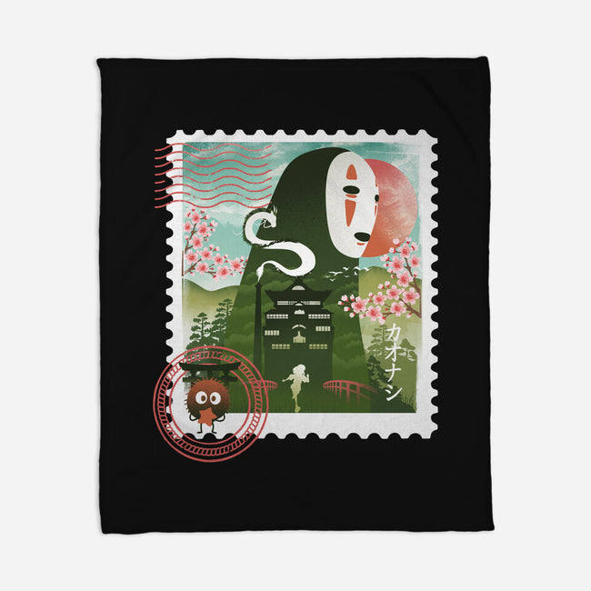 Spirit Mail Stamp-None-Fleece-Blanket-dandingeroz