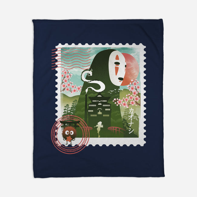 Spirit Mail Stamp-None-Fleece-Blanket-dandingeroz