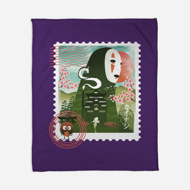 Spirit Mail Stamp-None-Fleece-Blanket-dandingeroz