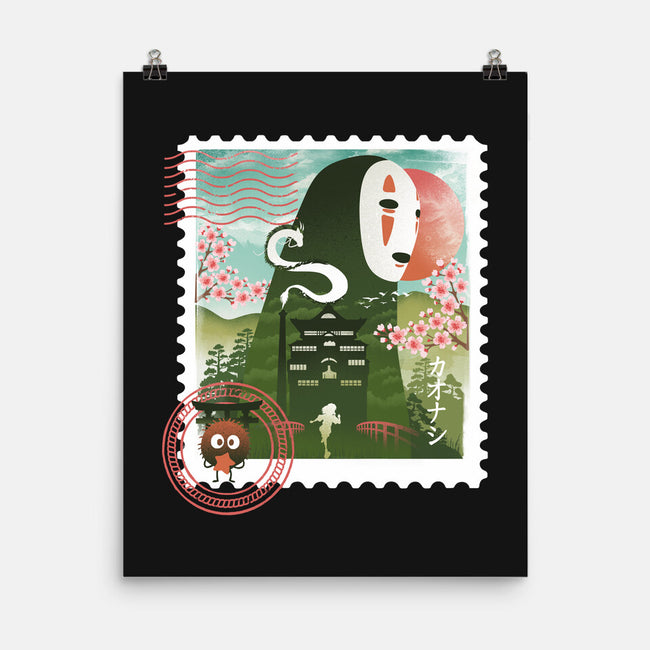 Spirit Mail Stamp-None-Matte-Poster-dandingeroz